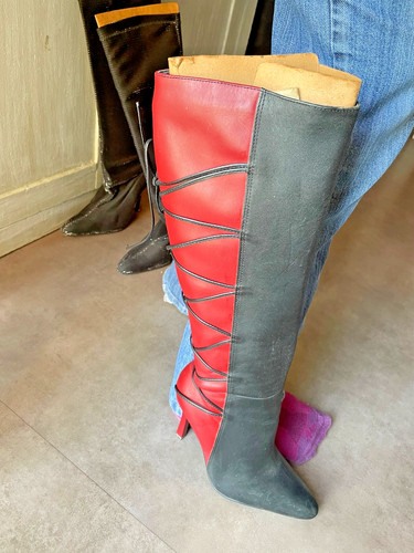 Bottes hautes femme p38 marque - bottes,