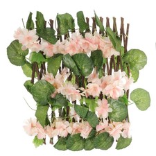  Clôture de confidentialité extérieure fleur artificielle écran clôture clôture
