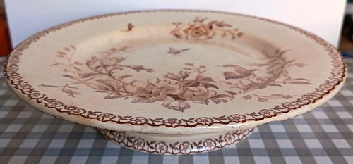 Ancien plat gâteau - plat, à