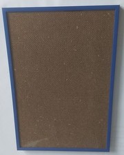 porte photo moderne à baguette  laquée bleu, 29 cm par 19 cm