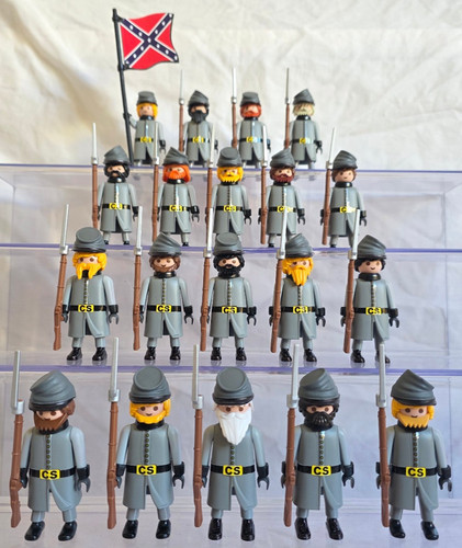 Playmobil soldats sudistes - playmobil,