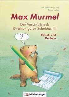 Max murmel der vorschulblock - max,