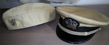 Uniforme Officier US NAVY WW2 comprenant ; Casquette + chemise + calot : TBE