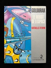 ¤ Livre GOLDORAK vintage - T. 4 BATAILLE D'OVNI - G. P. Rouge et Or 1978