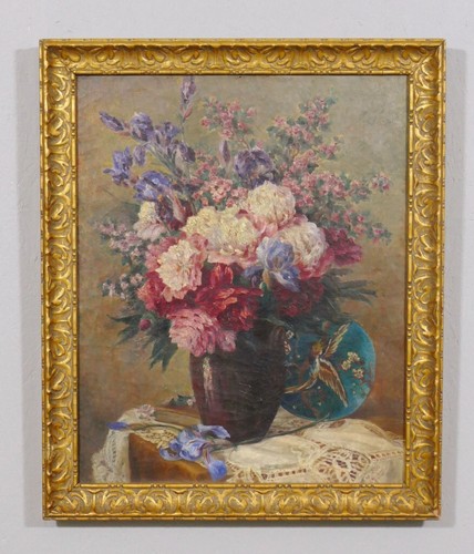 Tableau bouquet pivoine - bouquet,