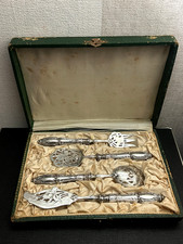 service à mignardises Ancienne En Argent Massif