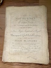 BLANGINI Felice, Six Nocturnes