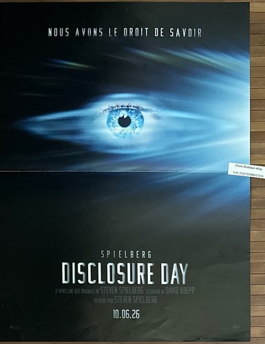 Affiche cinéma disclosure day - affiche,