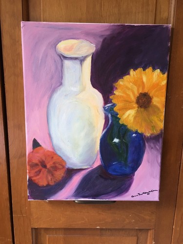 Original oil painting x - oil, 11”