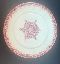 assiette sur pied Terre de Fer Guirlande JVB