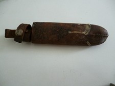 retro-collection-ancien étui en cuir / couteau ceinture