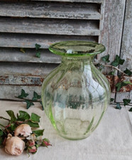 ANCIEN VASE VERT OURALINE 