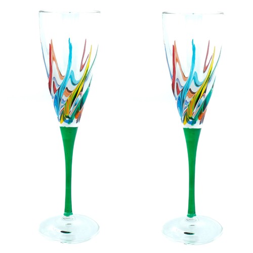 Paire verres champagne - verres,