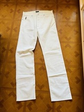 pantalon en toile blanc Armani Jeans taille FR 44 Us 33 Eur  34 