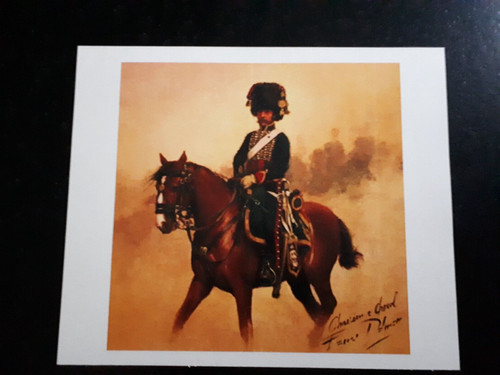Affiche chasseur à cheval - à,
