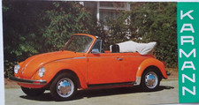 Petite brochure VW coccinelle KARMANN 1303 Cabriolet en allemand / français