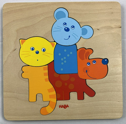 Haba puzzle animaux jako - puzzle,