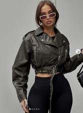 Veste Biker Oversized