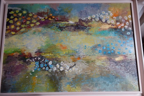 Grande peinture huile marjatta - grande,