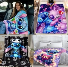Lilo Et Stitch Plaid Flanelle