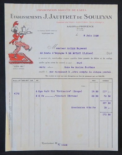 Facture 1938 salon provence - salon, de