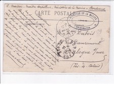 CACHET: ministère de la marine, télégraphe - très bon état