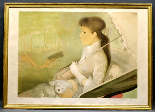 Grande lithographie par guy - grande,