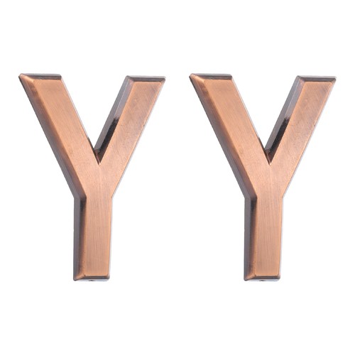 2pcs lettres adhésives pour - 2pcs,