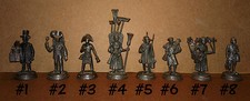 Figurine ETAIN métier collection tin pewter figurine 8 modèles à l'unité