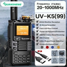 Talkie Walkie Quansheng UV-K6 5W UHF VHF Air Band Type-C Radio FM NOAA 200CH