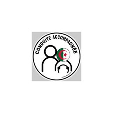 Autocollants : conduite accompagnee Algerien
