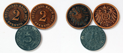 Lot pièces allemande - allemande, de