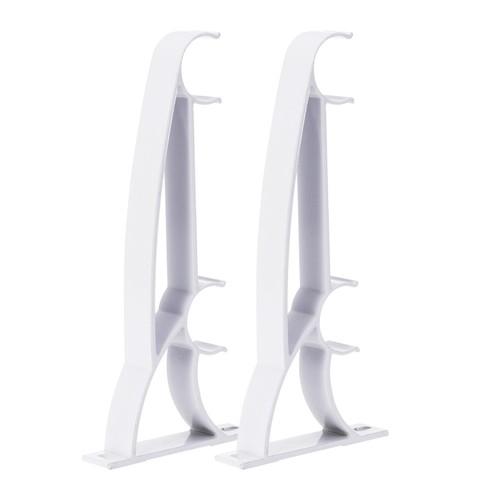 2pcs metal double rideau - 2pcs,