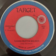 Jolly Stewart "Ragga Muffin Soldier" Target 45 Reggae Digital Ultra Rare mp3