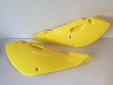 CACHE CARENAGE COQUE ARRIERE LATERAUX JAUNE SUZUKI 65 RM 110 DRZ 2003 A 2005