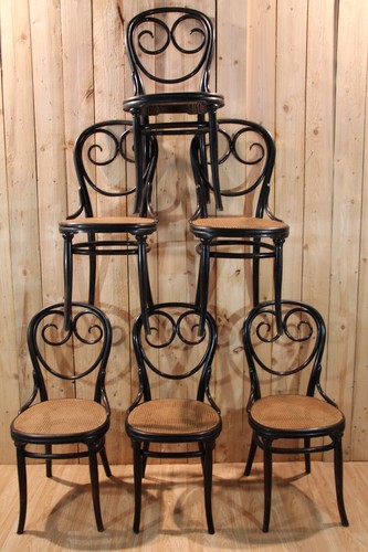 Série chaises thonet - chaises,