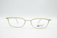 Lunettes Vintage Chai TV 8 Titane Vert Clair Oval Cadre De Lunettes NOS