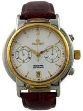 Poljot à Remonter Manuellement Chronographe Hommes Acier / Or Kal. 3133, Travaux