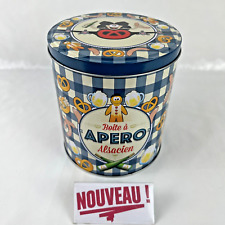 ➜Boîte ronde en Métal/Métallique à biscuits/gâteaux Bretzel Airlines COLLECTION