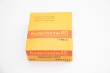 FILM PELLICULE-KODAK KODACHROME 40 ARGENTIQUE 1980--PERIME SUPER 8 CHARGEUR CASE
