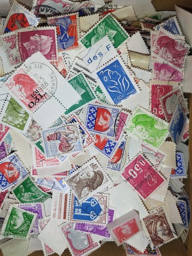 Vrac 1000 timbres france - timbres,