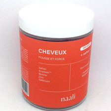 NAALI POUSSE ET FORCE DES CHEVEUX + Safran  GOUT FRAMBOISE 60 GOMMES  08/2026