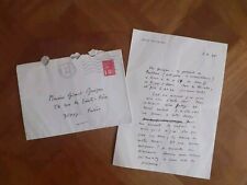 Jean DUTOURD,  écrivain    Lettre autographe signée à Gérard Guégan, 1976
