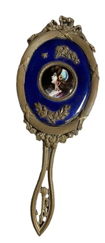 Ancien miroir main - ancien, à