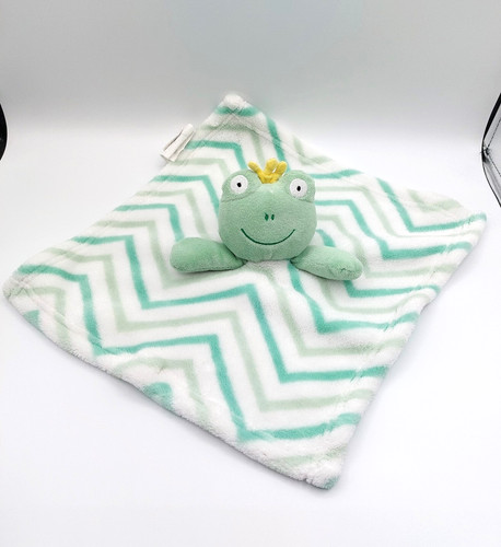 Doudou plat carré grenouille