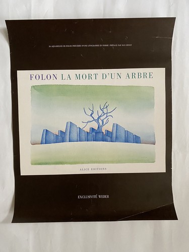 Affiche folon - affiche,