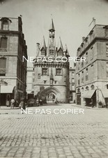 BORDEAUX c.1890 porte Cailhau Grande Photo 16 x 11 cm Gironde