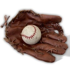 Gant de baseball avec ballon