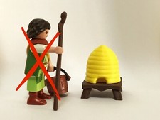 Ruche Avec Table Ferme Crèche Marché Médiéval Figurine Playmobil Aucune Incluses