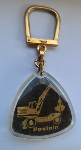Rare porte clé - noir,